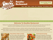 Tablet Screenshot of noodlesportland.com